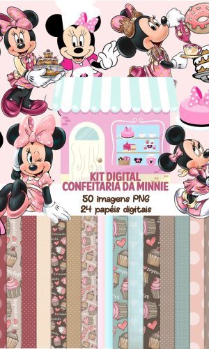 Kit Digital Confeitaria da Minnie 1591