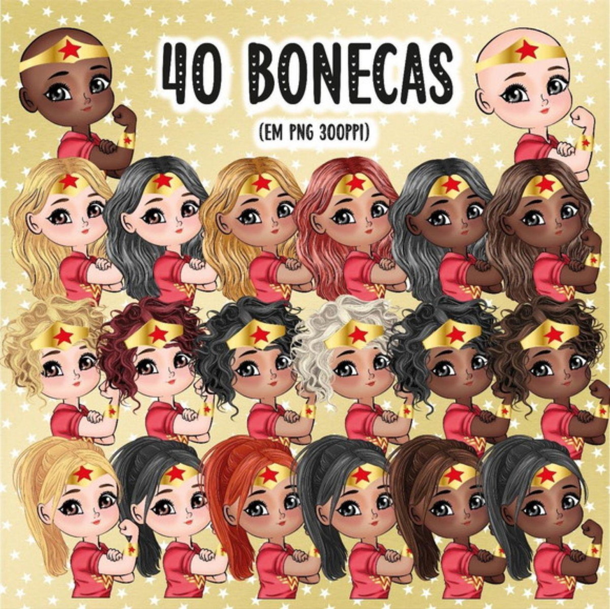 kit Digital Dia da Mulher PNG- Scrapbook