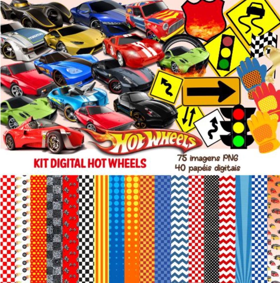 Kit Digital Hotwheels 145
