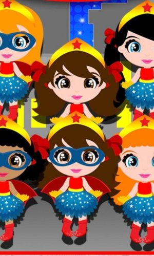 kit Digital Mulheres Maravilha PNG- Scrapbook