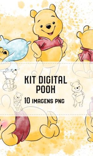 Kit Digital Ursinho Pooh Aquarela #1938#