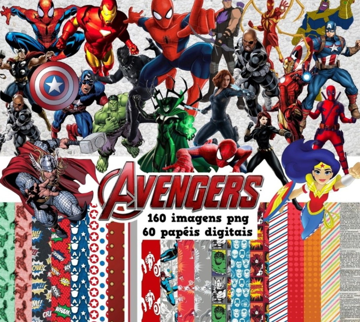 Kit Digital Vingadores #297#