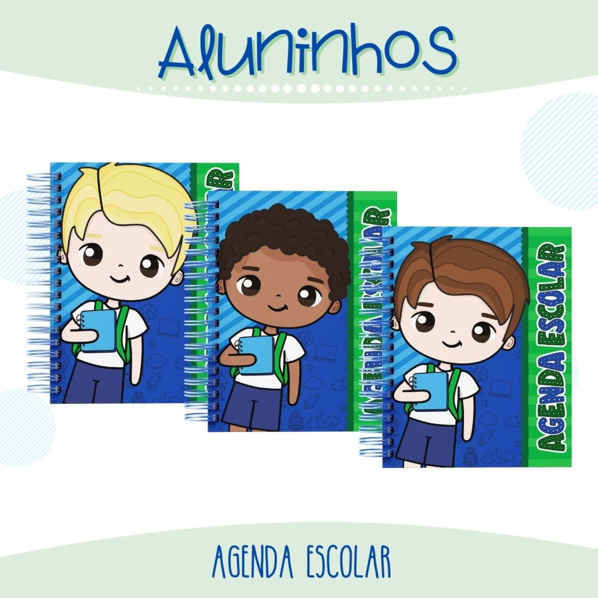 M411- ARQUIVOS AGENDA ESCOLAR ALUNINHOS 2022 E PERMANENTE - Imagem 2