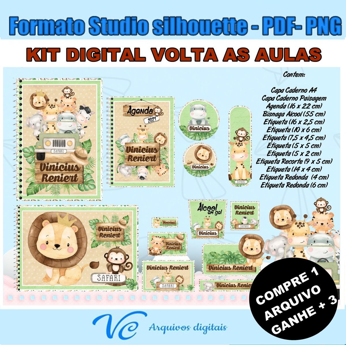M627- Volta as Aulas Safari - Arquivo digital