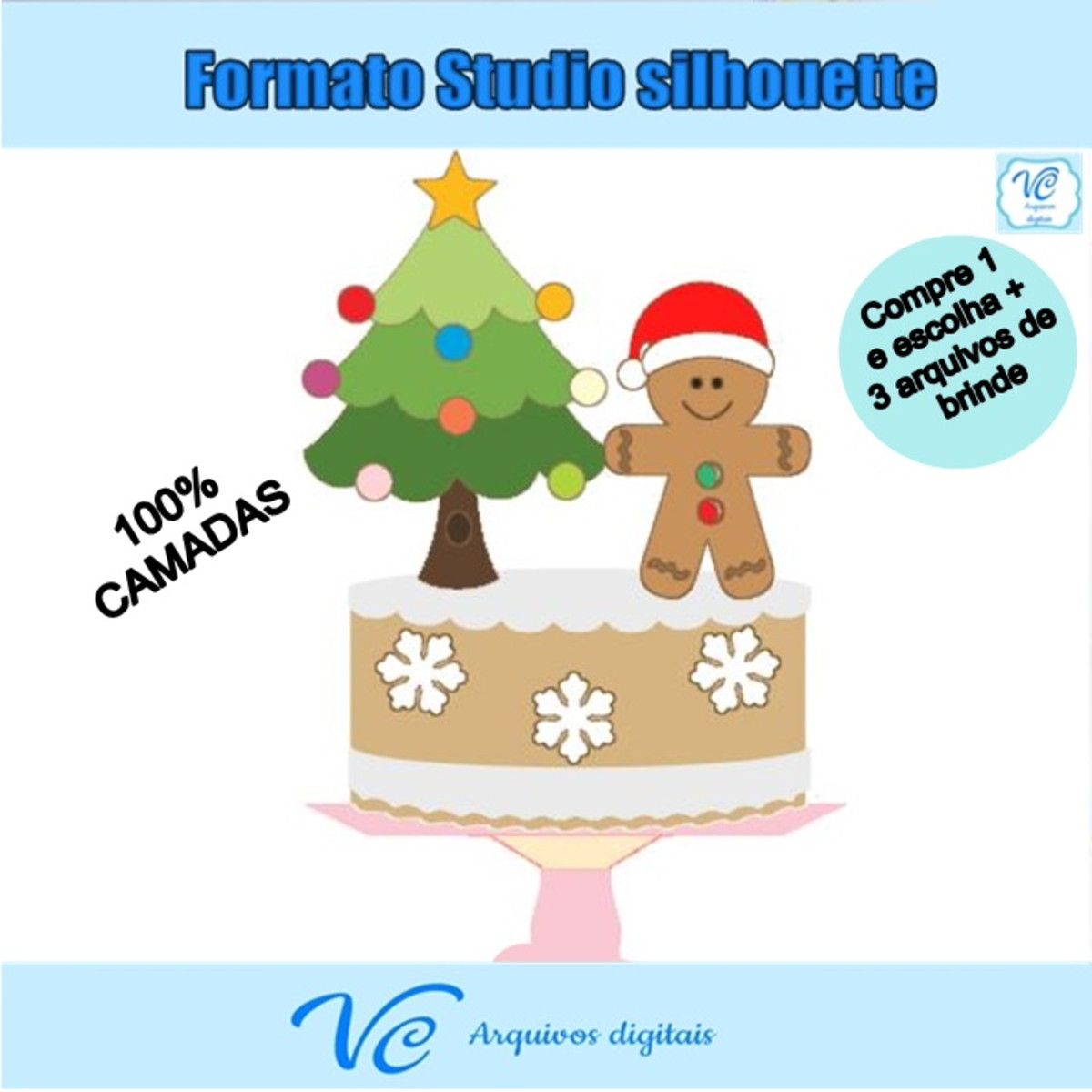 M95- Arquivo Bolo de Bolo Boneco Ginger