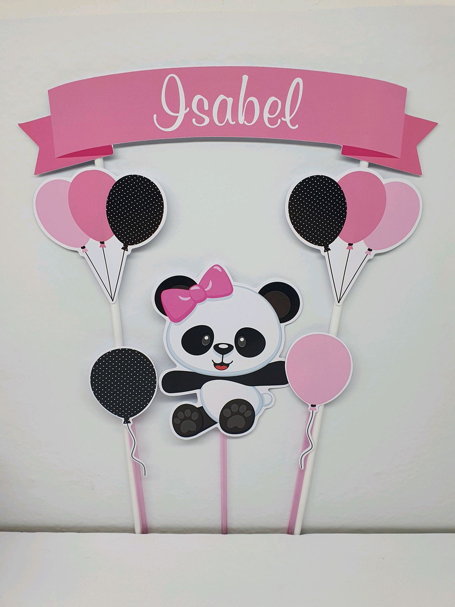Panda Topo de Bolo - Imagem 2