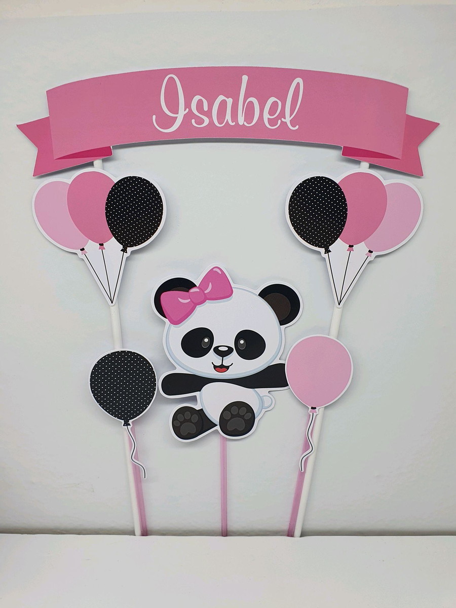 Panda Topo de Bolo