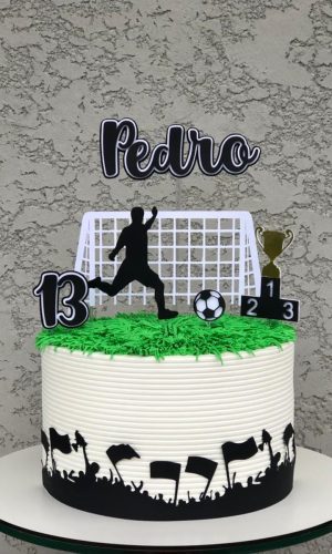 Arquivo de Corte Topo de Bolo Futebol 9