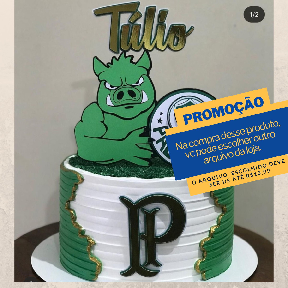 Studio/pdf Arquivo de Corte Topo de Bolo Palmeira-007