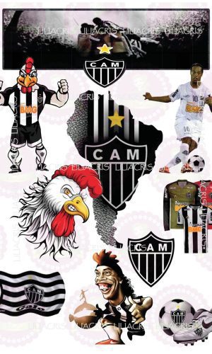 34-0012 Arquivo Topo de Bolo Futebol Mineiro Studio