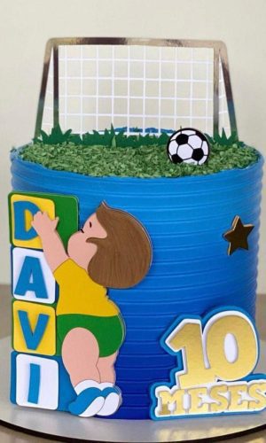 Topo Bebê Futebol + 4 Arquivos a Sua Escolha (digital)