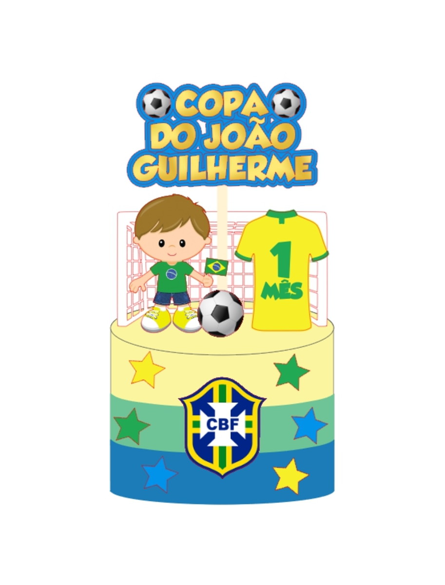Topo Copa do Mundo - Arquivo de Corte Silhouette (cód. T598)
