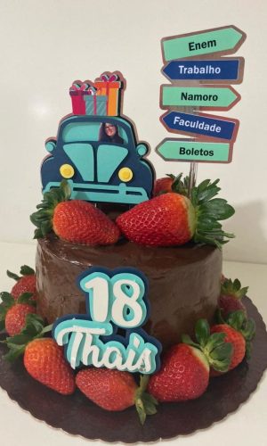 Topo De Bolo Adulto