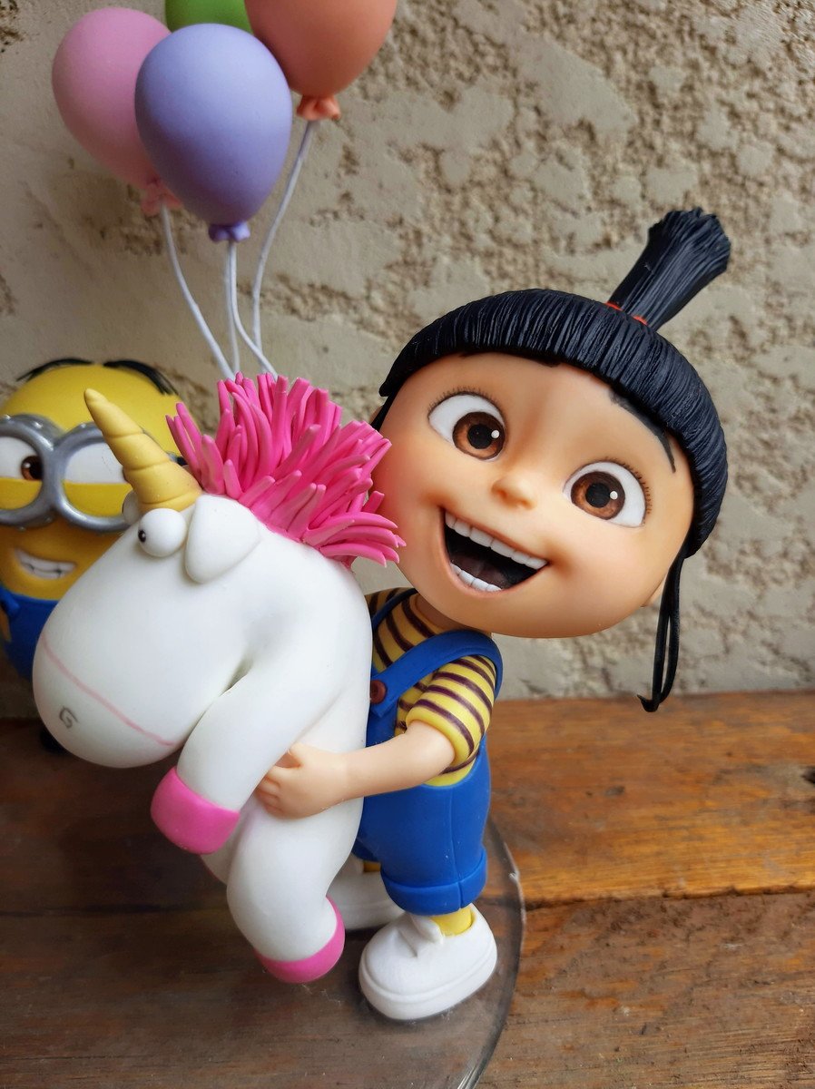 Topo De Bolo Agnes Minions - Imagem 2