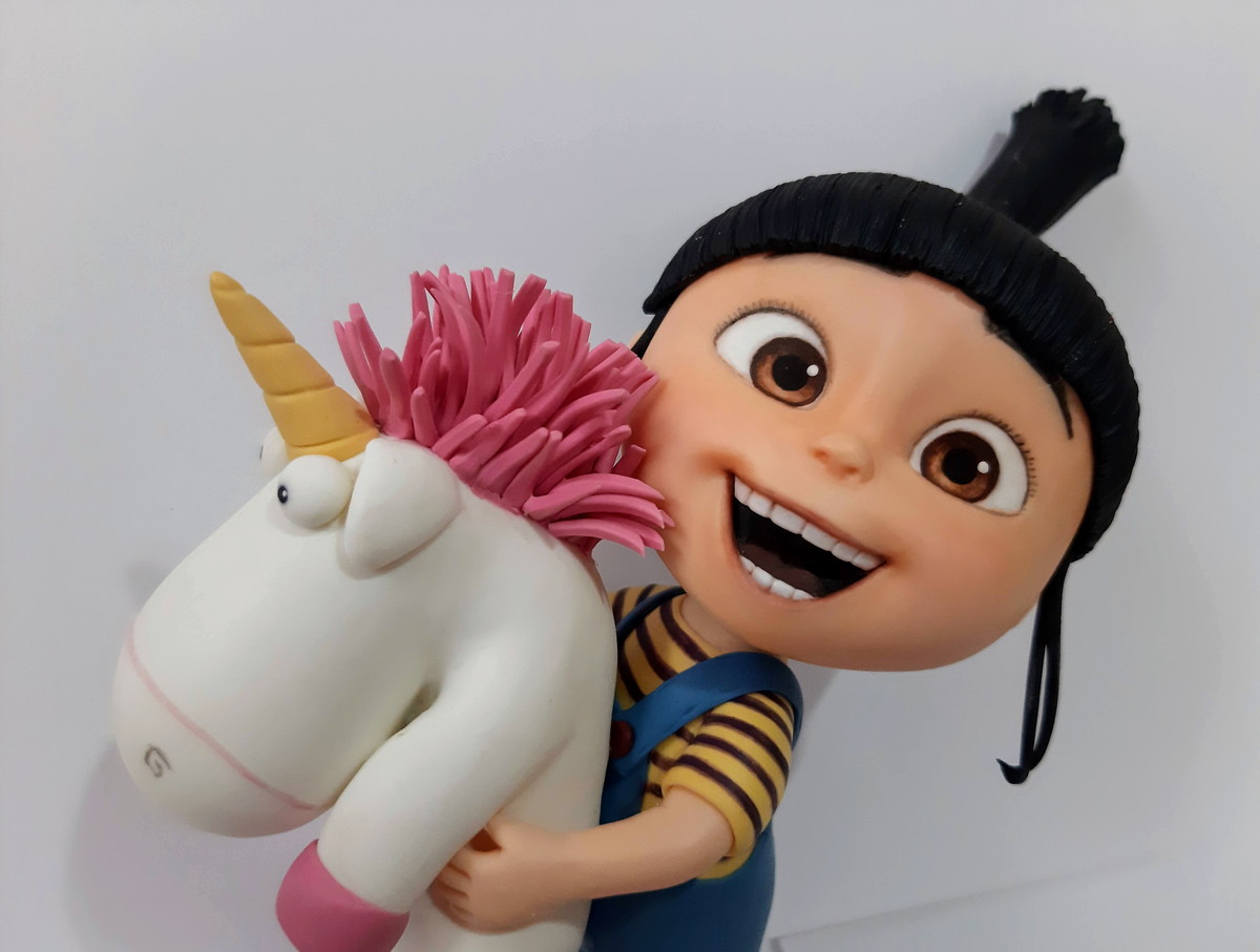 Topo De Bolo Agnes Minions - Imagem 5