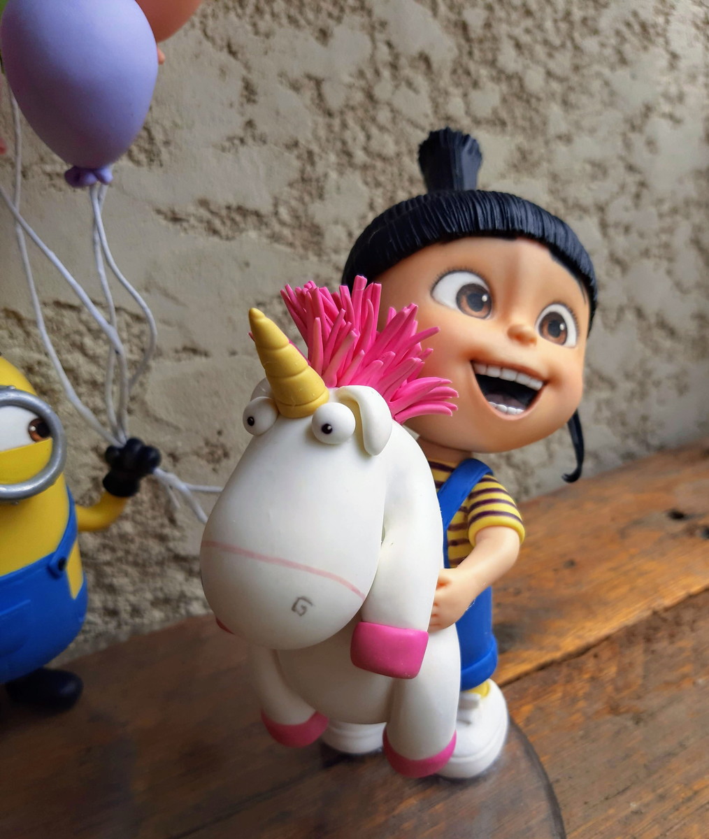 Topo De Bolo Agnes Minions - Imagem 3