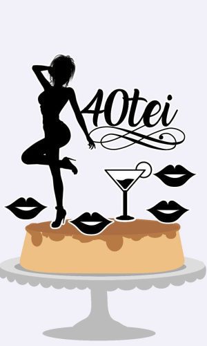 Arquivo Topo de Bolo - Aniversário Mulher 40 anos