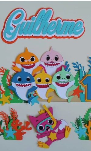 Arquivo Topo de Bolo - Baby Shark