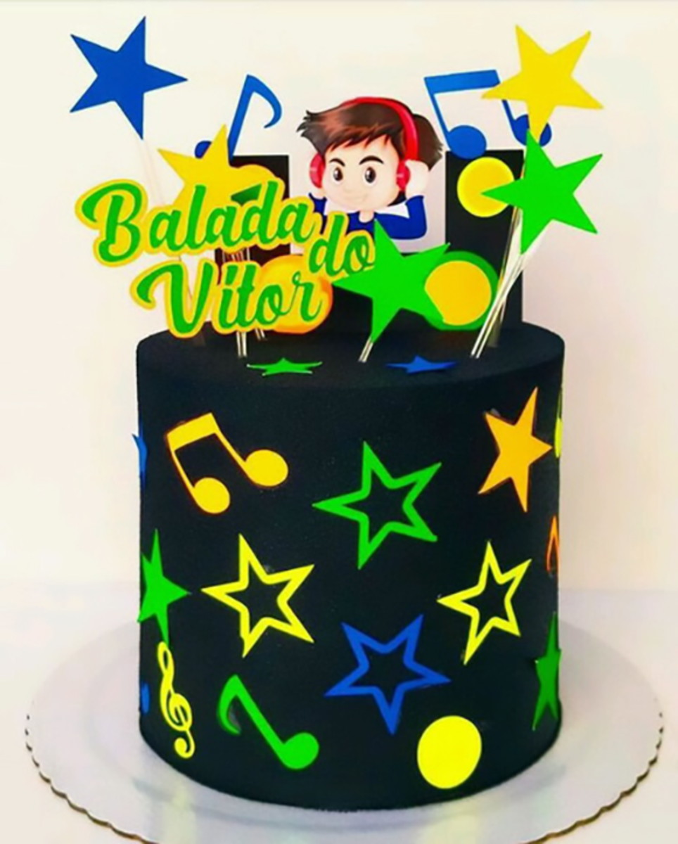 Topo De Bolo Balada Discoteca