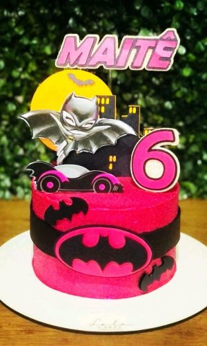 Topo de Bolo Batgirl