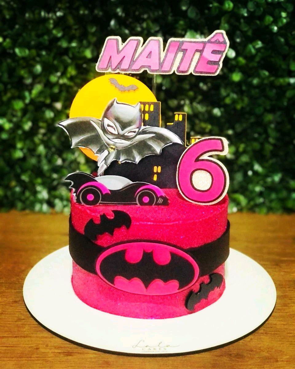 Topo de Bolo Batgirl