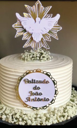 Topo de Bolo Batismo