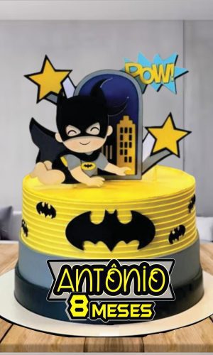 Topo de Bolo Batman Baby Arquivo de Corte