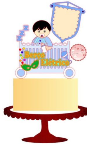 Arquivo Topo de Bolo - Berço Elétrico Menino