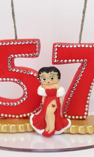 Topo de Bolo Betty Boop