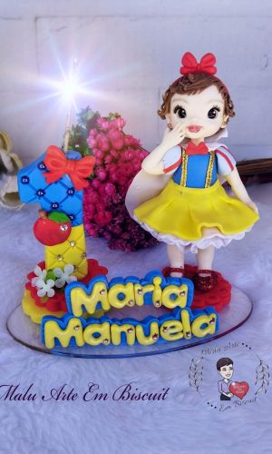 Topo de bolo princesa baby