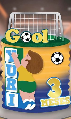 Topo de Bolo Brasil Copa Futebol Arquivo de Corte #5