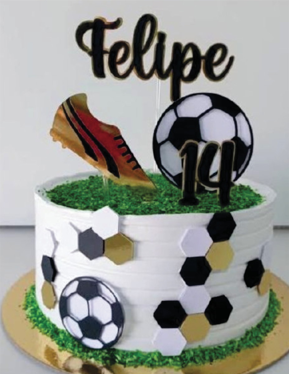 Topo De Bolo Brasil Copa Futebol Arquivo De Corte