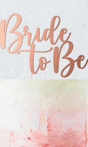 Topo de Bolo Bride To Be