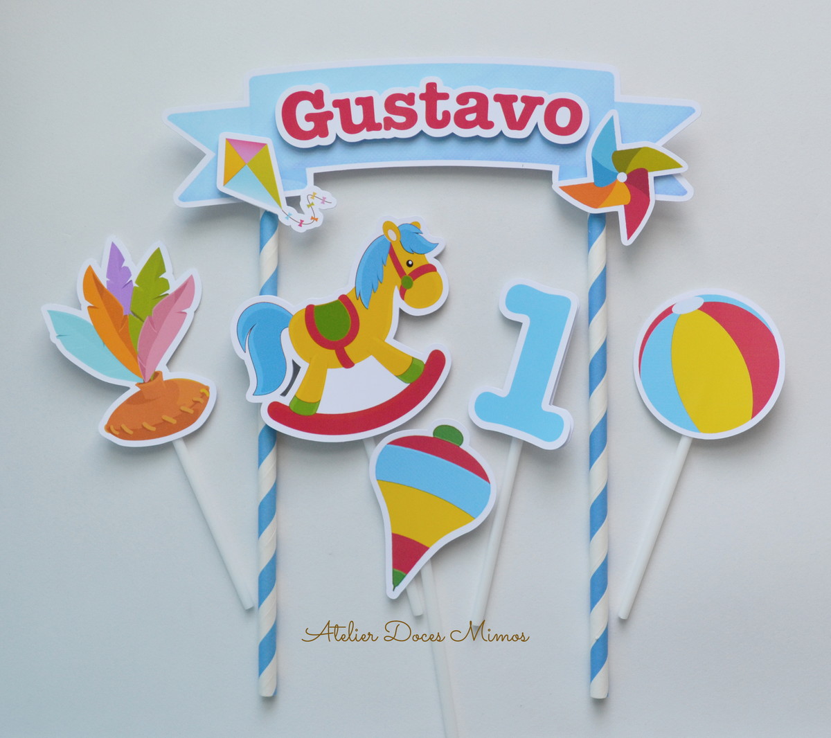 Topo de Bolo Brinquedos Antigos
