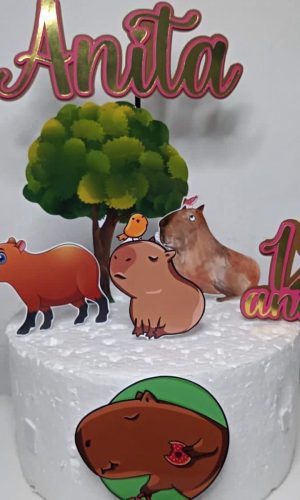 Topo de Bolo Capivara