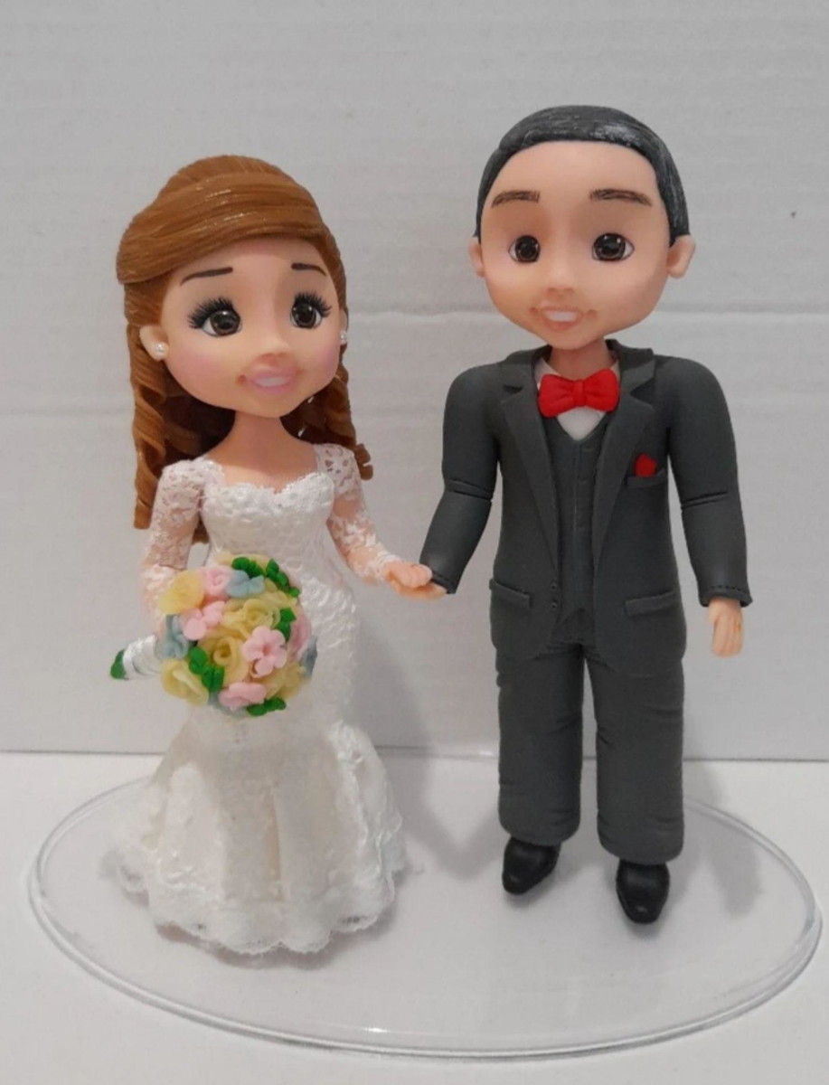 Topo de Bolo Casamento Personalizado