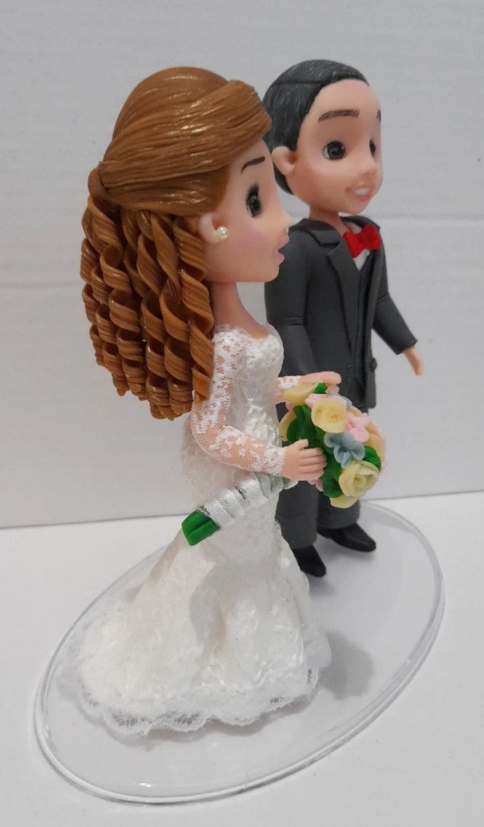 Topo de Bolo Casamento Personalizado - Imagem 3