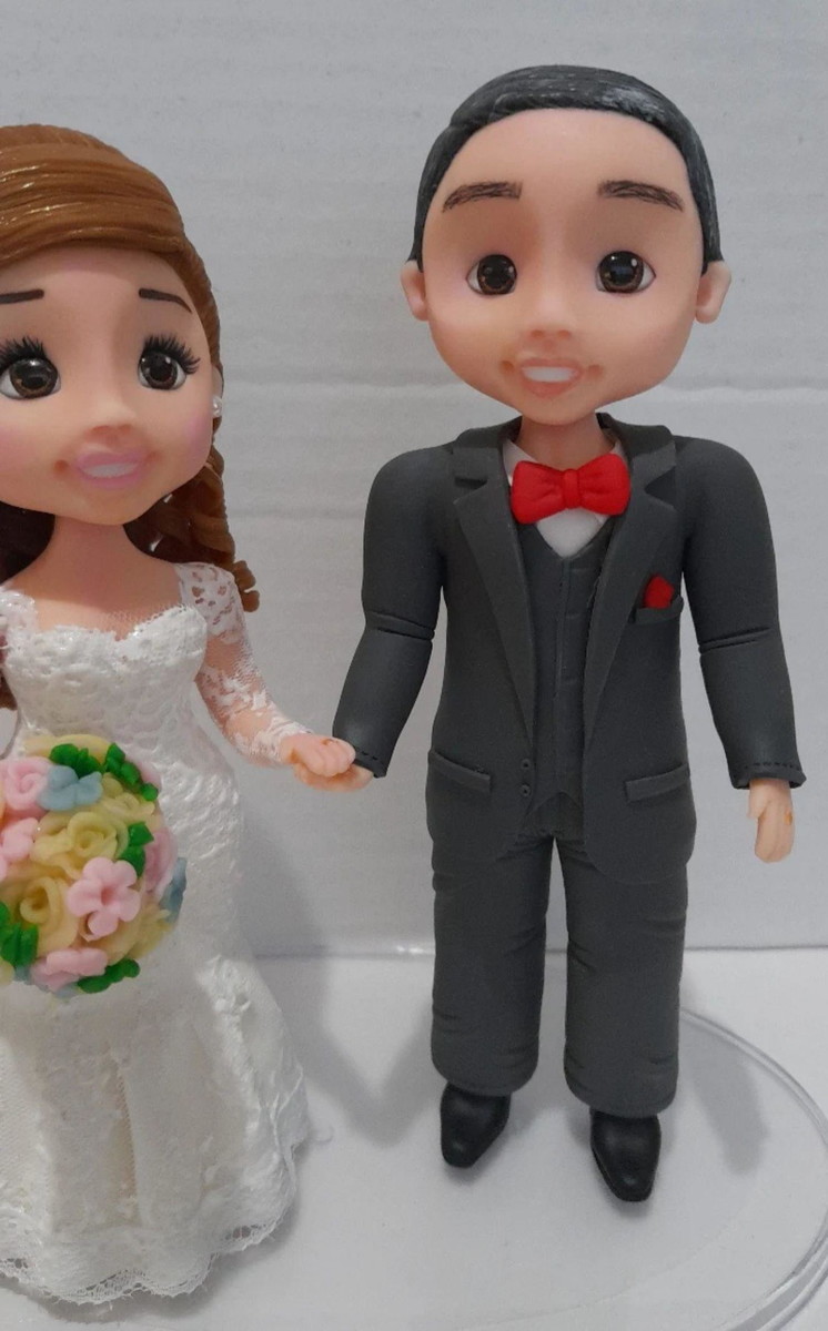 Topo de Bolo Casamento Personalizado - Imagem 5