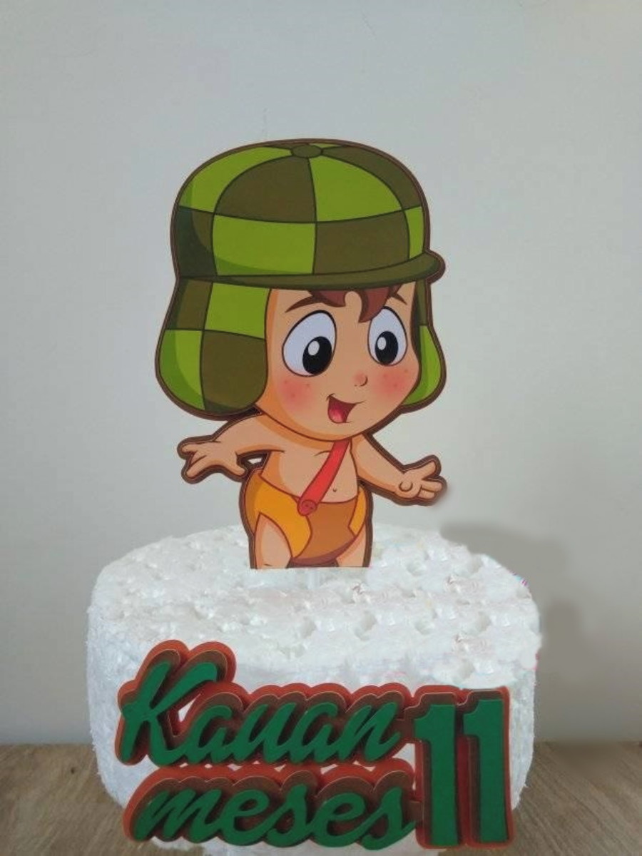 Topo de Bolo Chaves Baby - Arquivo de corte