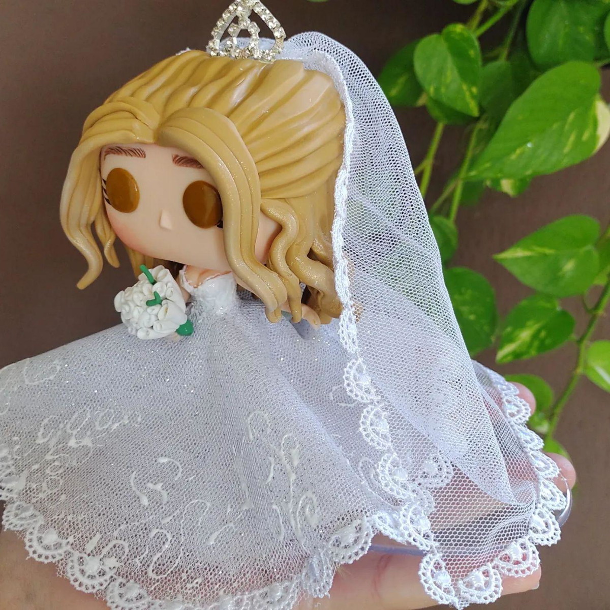 Topo de bolo de casamento Funko pop - Imagem 2