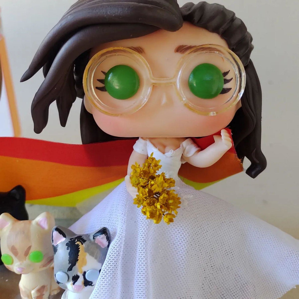 Topo de bolo de casamento Funko pop - Imagem 4