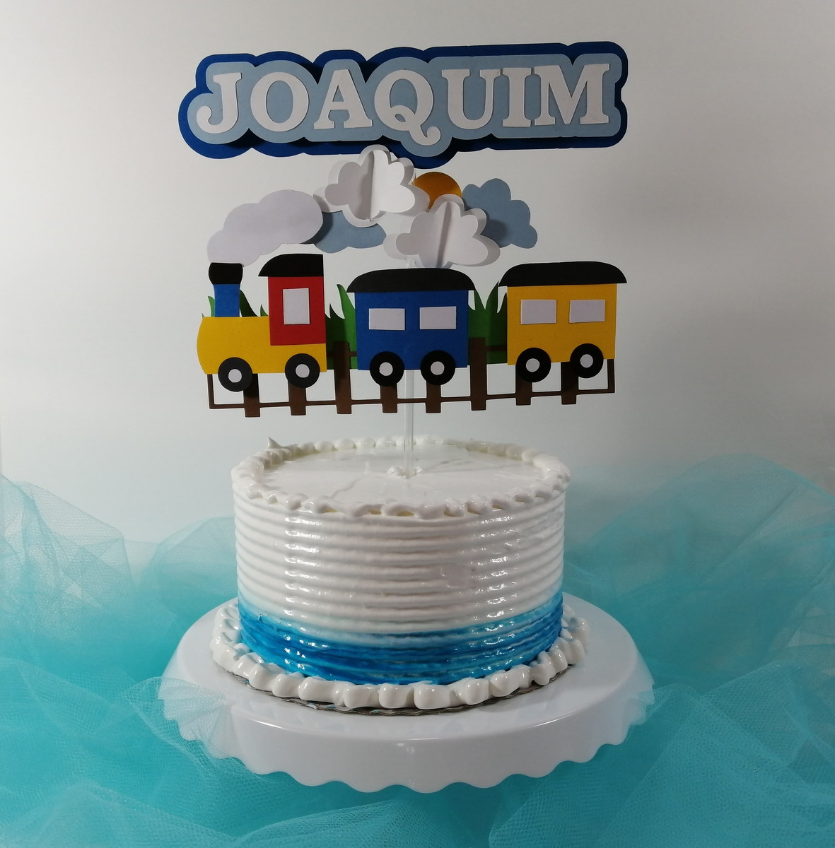 Topo De Bolo De Trenzinho - Imagem 2