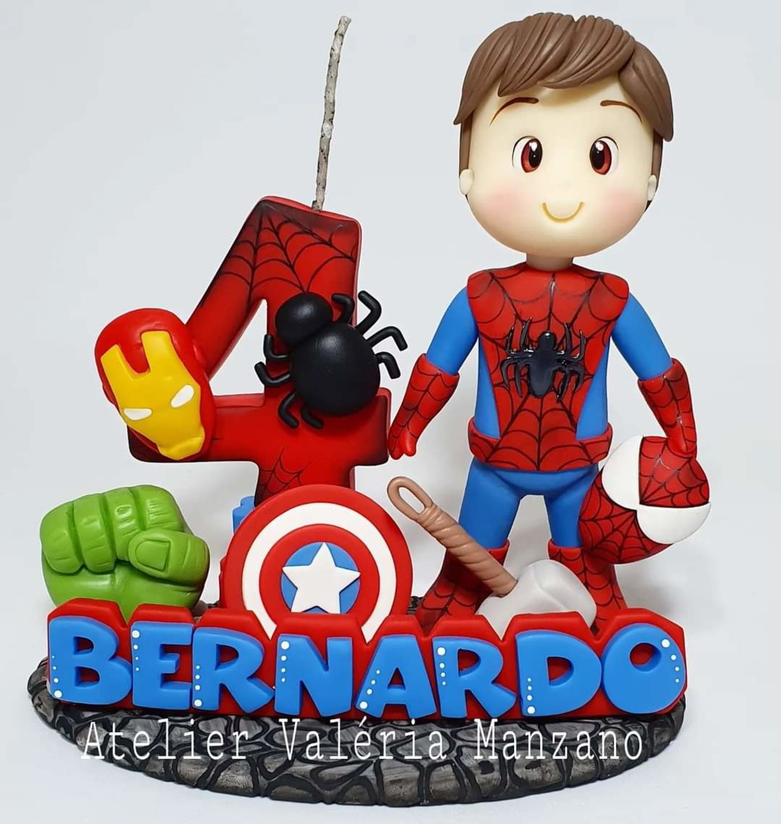 Topo de Bolo dos Vingadores
