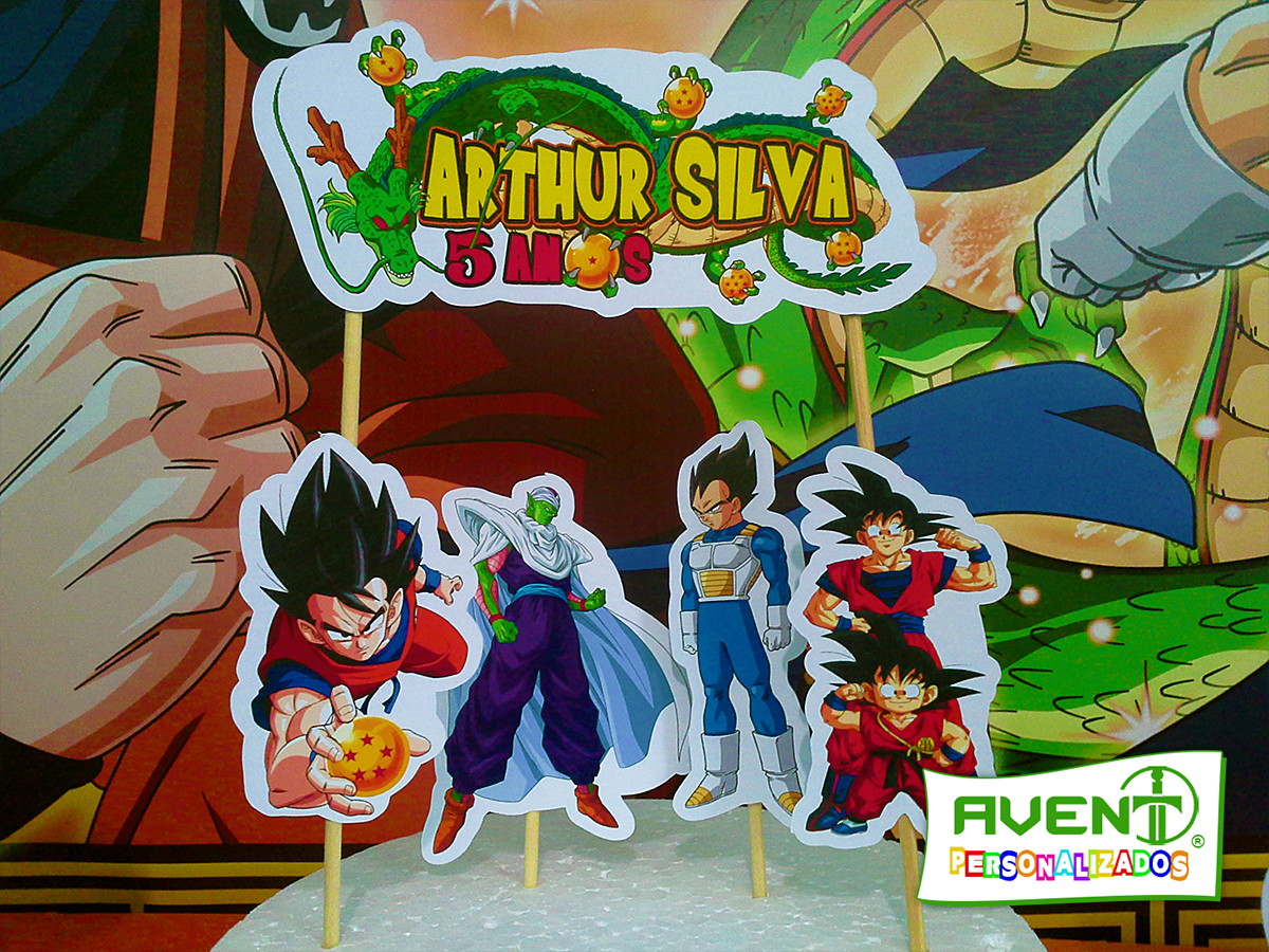 Topo de Bolo Dragon Ball - Imagem 2