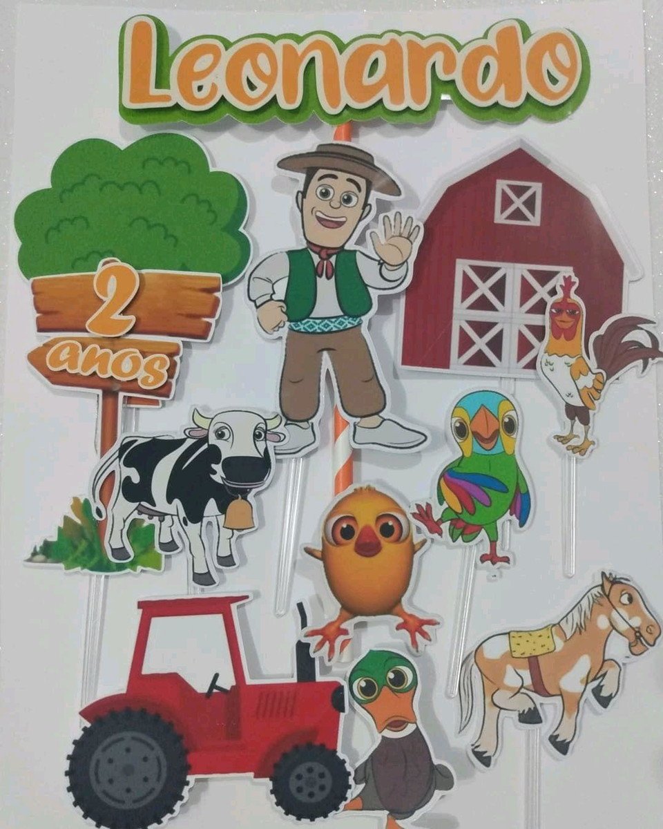 Topo De Bolo Fazenda Do Zenon
