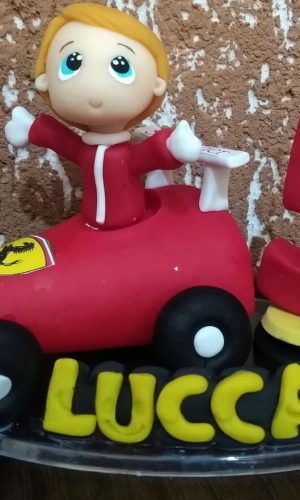 Topo de bolo ferrari