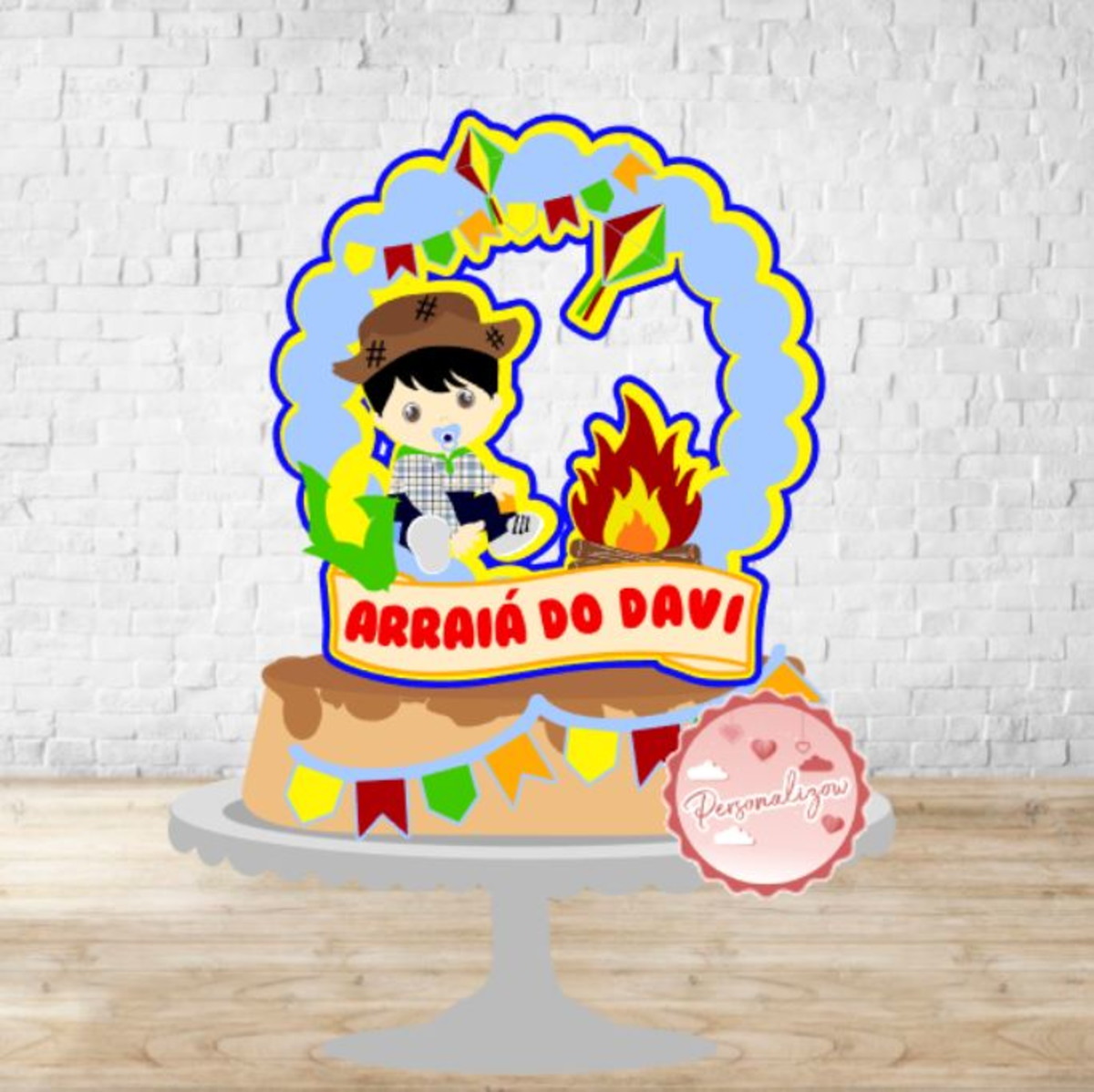 Arquivo Topo de Bolo - Festa Junina Bebê Masculino