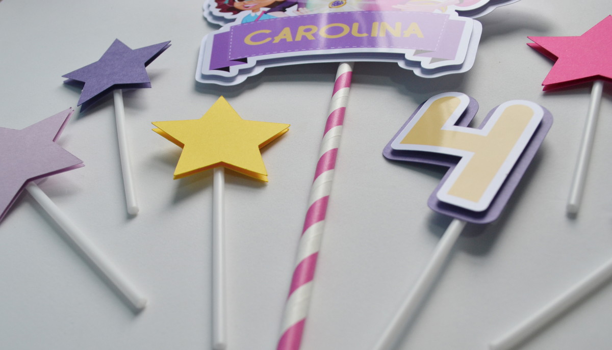Topo de Bolo Polly Pocket - Imagem 2
