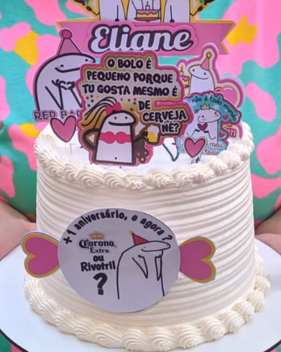 Topo de Bolo Flork