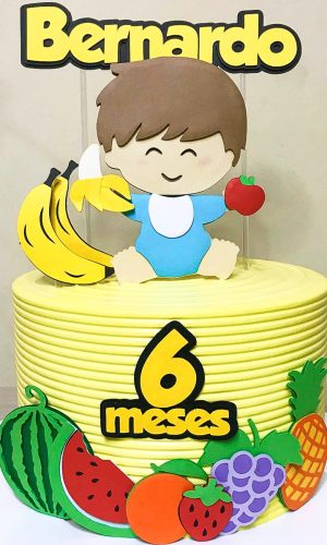 Topo de Bolo Frutinhas